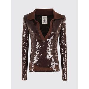 Semicouture Polo Shirt Woman Brown